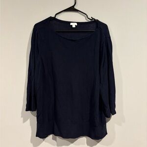 J. Jill Women's Light Navy Blue Sweater